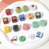 Picture of Acrylic Beads For DIY Jewelry Making At Random Mixed Color Christmas Santa Claus Christmas Snowman