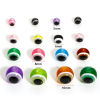 Picture of Resin Religious Spacer Beads For DIY Jewelry Making Round At Random Mixed Color Eye Pattern