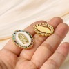 Picture of Brass Religious Charms 18K Real Gold Plated Virgin Mary