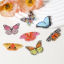 Picture of Acrylic Gothic Pendants Moth Butterfly Multicolor Glitter