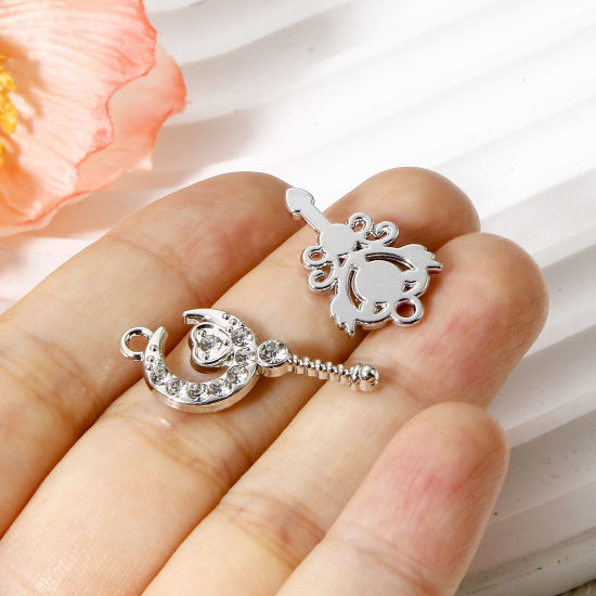 Picture of Zinc Based Alloy Fairy Tale Collection Charms Silver Tone Scepter