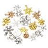 Picture of Zinc Based Alloy Christmas Charms Multicolor At Random Mixed Snowflake
