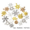 Picture of Zinc Based Alloy Christmas Charms Multicolor At Random Mixed Snowflake