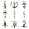 Bild von 10 Stück Zinklegierung Muttertag Charms Antiksilber Venusfigurinen Mond