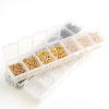Picture of Iron Based Alloy Jump Rings Findings Multicolor Round Mixed 10mm - 3mm Dia.
