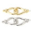 Bild von 1 Stück Messing Steckverbinder Charms Anhänger Echtgold plattiert Hohl 3,5cm x 1,3cm