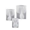 Picture of 1 Piece Silicone Resin Mold For Candle Soap DIY Making Parents And Child White