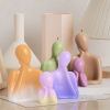 Picture of 1 Piece Silicone Resin Mold For Candle Soap DIY Making Parents And Child White