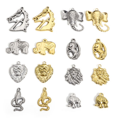 1 Pz 304 Acciaio Inossidabile Charms