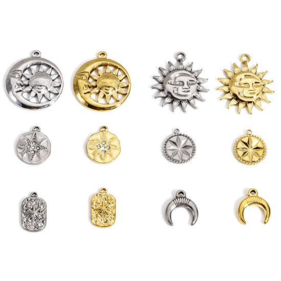 Изображение 1 ШТ 304 Нержавеющая Сталь галактика Подвески