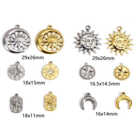 Изображение 1 ШТ 304 Нержавеющая Сталь галактика Подвески