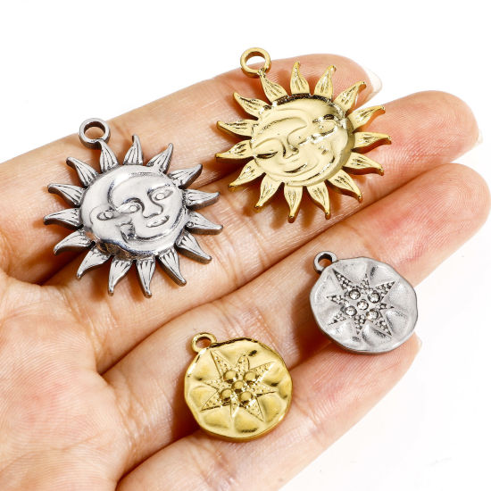 Изображение 1 ШТ 304 Нержавеющая Сталь галактика Подвески