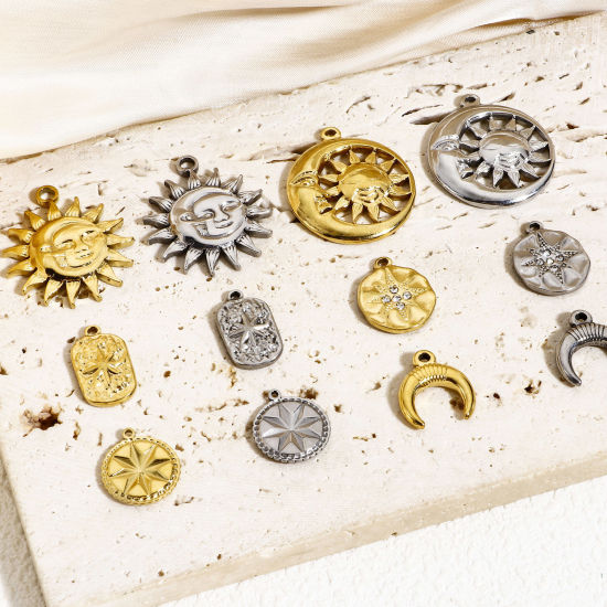 Изображение 1 ШТ 304 Нержавеющая Сталь галактика Подвески