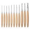 Picture of Wood Aluminum Crochet Hooks Needles Natural 16.3x1.3cm