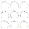 Picture of 304 Stainless Steel Lips Chain Semi-finished Bracelets For DIY Handmade Jewelry Making Silver Tone Enamel 15.5cm(6 1/8") long