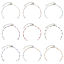 Imagen de 1 Unidad 304 Acero Inoxidable Cadena de Labios Pulseras Semiacabadas para Hacer Joyas Hechas a Mano. Tono de Plata Esmalte 15.5cm longitud