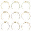 Imagen de 1 Unidad 304 Acero Inoxidable Cadena de Labios Pulseras Semiacabadas para Hacer Joyas Hechas a Mano. Chapado en Oro Esmalte 15.5cm longitud