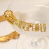 Bild von 1 Stück 304 Edelstahl Ohrklemme Klipp Ohrring 18K Vergoldet