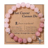 Imagen de 1 Unidad Piedra Mujeres Dainty Bracelets Delicate Bracelets Beaded Bracelet Multicolor Cinta Mensaje " Elástico "