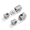 Bild von 1 Stück 304 Edelstahl Schnallenverschluss für verstellbares Maskenseilzubehör Zylinder 8.5mm x 6.8mm