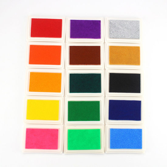 Picture of Sponge Ink Pad Rectangle Multicolor 7.8cm x 5.5cm