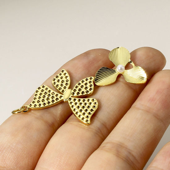 Imagen de 1 Unidad Latón Colgantes Charms 18K Oro Real Chapado