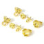 Immagine di 1 Pz Ottone Connettore Ciondolo Perla Bail Pin Cap 18K Vero Oro Placcato