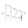 Immagine di 20 Pz Lega di Zinco Gotico Charms Argento Antico Cono 3D