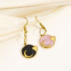 Picture of 304 Stainless Steel Galaxy Charms Gold Plated Multicolor Round Heart Enamel