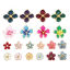 Image de 1 Pièce Breloques en 304 Acier Inoxydable Style Pastoral Fleur Doré Multicolore Émail