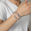 Picture of 4mm/6mm/8mm Natural Gemstone Dainty Bracelets Delicate Bracelets Beaded Bracelet Multicolor Round 19cm(7 4/8") long