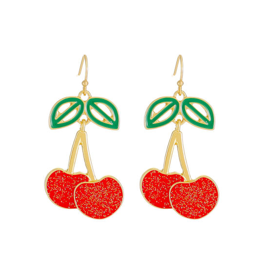 Picture of Ins Style Earrings Multicolor Cherry Fruit