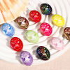 Picture of Acrylic Beads For DIY Jewelry Making At Random Mixed Color Pumpkin Beauty Lady AB Color