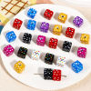 Picture of Acrylic Beads For DIY Jewelry Making At Random Mixed Color Round Circus Troup