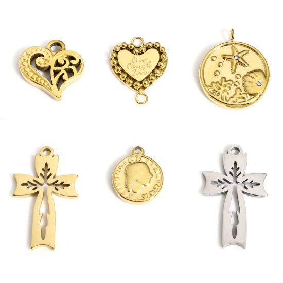 Picture of 304 Stainless Steel Religious Charms Multicolor