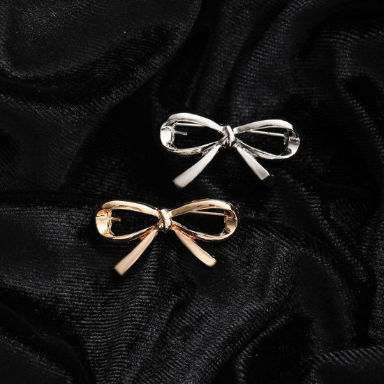 Bild von 1 Stück Einfach Brosche Schleife Bunt