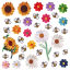 Image de 5 Pcs Patchs (Dos Avec Colle) DIY Scrapbooking Artisanat en Polyester Multicolore Fleur Abeille