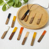 Imagen de 5 Unidades Resina de Efecto Madera Colgantes Multicolor Rectángulo 5.2cm x 0.8cm