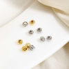 Picture of Brass Stylish Beads For DIY Jewelry Making Real Gold Plated Pumpkin Stripe