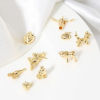 Picture of Brass Charms 18K Real Gold Plated Animal 3D