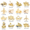 Picture of Brass Transport Charms 18K Real Gold Plated