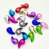 Picture of CCB Plastic Ins Style Ear Post Teardrop Chubby Stud Earrings Cashew Drop