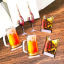 Picture of Acrylic Stylish Thanksgiving's Day Earrings Multicolor Wine Glass