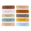 Picture of PU Label Tag For Clothing Rectangle Multicolor " Hand Made " 5.5cm x 1.5cm