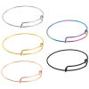 Picture of Eco-friendly Vacuum Plating 304 Stainless Steel Expandable Bangles Bracelets Round Adjustable 21.5cm(8 4/8") long