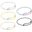 Picture of Eco-friendly Vacuum Plating 304 Stainless Steel Expandable Bangles Bracelets Round Adjustable 21.5cm(8 4/8") long