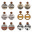 Picture of Natural Wood Mother's Day Pendants Multicolor Round Double Sided 5.6cm x 4cm