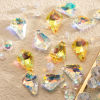 Picture of Glass AB Rainbow Color Aurora Borealis Charms Drop Multicolor Faceted 16mm x 11mm