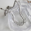 Picture of Eco-friendly Vacuum Plating Retro Simple Real Gold Plated 304 Stainless Steel Ball Chain Multilayer Layered Necklace For Women Party