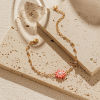 Picture of Brass Pastoral Style Bracelets Daisy Flower Gold Plated Multicolor
